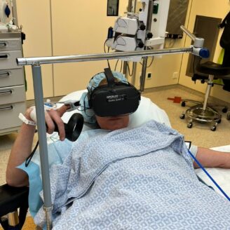 Virtual Reality inzetten ter afleiding tijdens poliklinische operatie